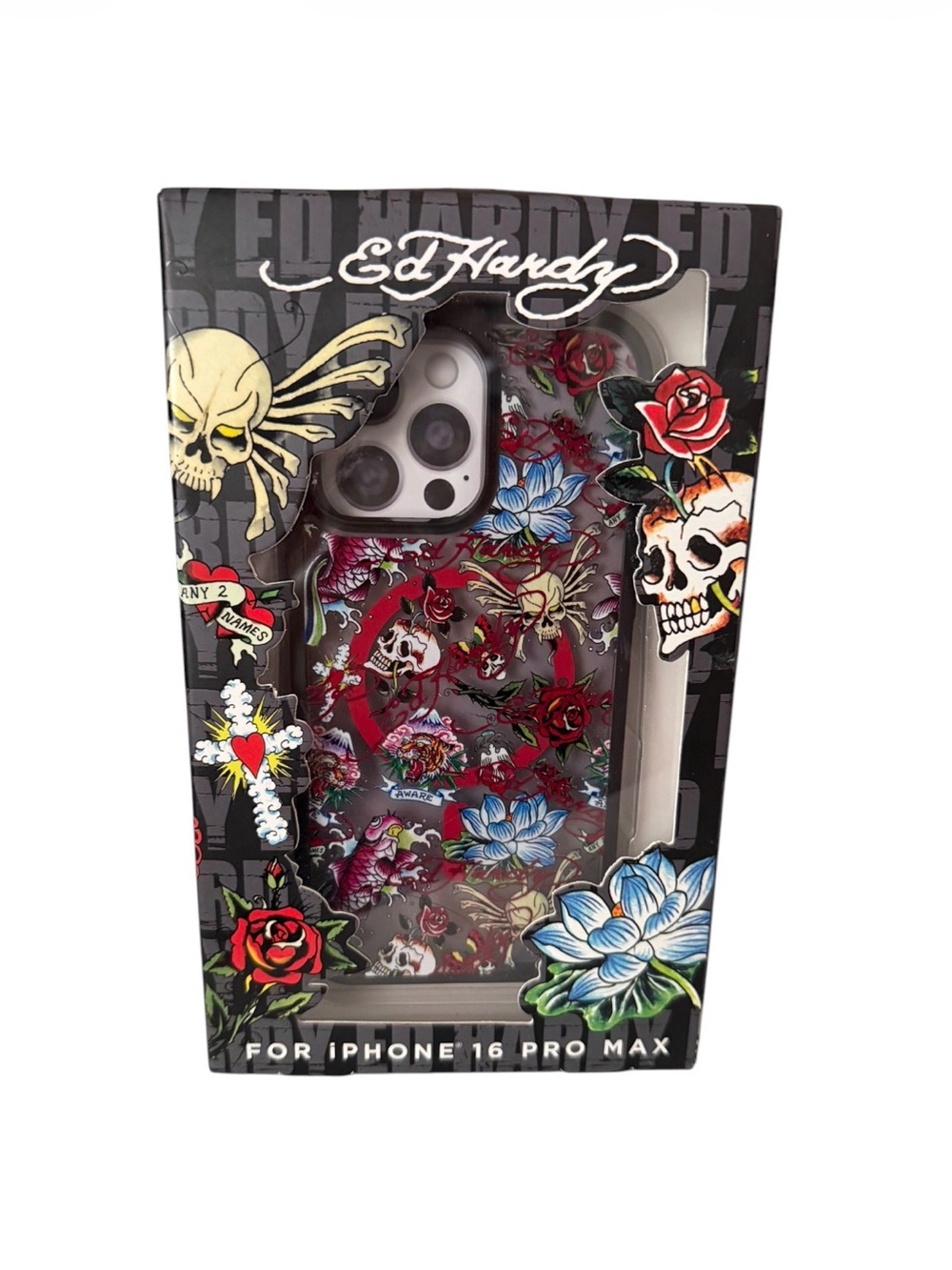 Ed Hardy iPhone 16 Pro Max Phone Case | NEW
